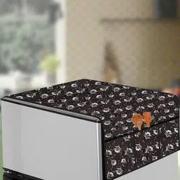 The Furnishing Tree Brown Plastic Refrigerator Cover-picture-14