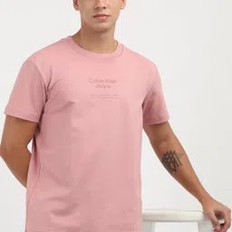Calvin Klein Jeans Men Printed Raw Edge T-shirt-picture-38
