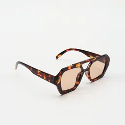 PELLE LUXUR Unisex Square Sunglasses with UV Protected Lens PL25GS383-picture-12