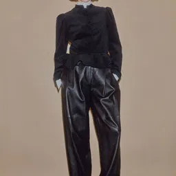 H&M Velvet Peplum Jacket image 5