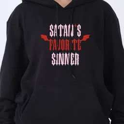 TheBTclub Men Printed Hooded Sweatshirt image 4