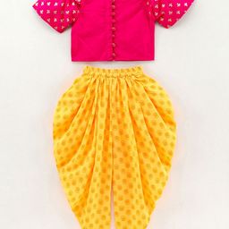 Twisha Girls Top with Dhoti Pants-picture-17