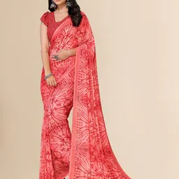 Moda Rapido Abstract Printed Saree With Blouse Piece-image-31