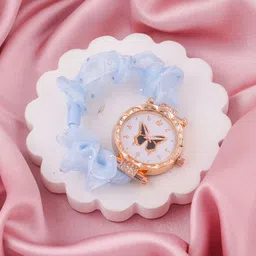 SZN Women Dial & Straps Analogue Watch Zudi Ribbin Blue Av-image-12