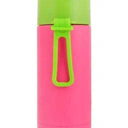 HAMSTER LONDON Pink & Green Single Stainless Steel Solid Water Bottle image 5