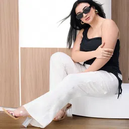 Miss Chase A+ Women Wide Leg High-Rise Light Fade Stretchable Jeans-image-29