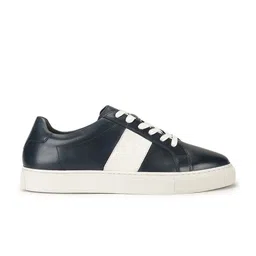 GUESS Men Colourblocked Leather Lace-Up Sneakers image 3
