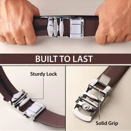 Hayes London Men Leather Textured Reversible Formal Belt image 4