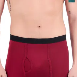 inner element Pack Of 2 Pure Cotton Trunks MINI_TRUNK_Marun_Teal_PK2_XS image 1