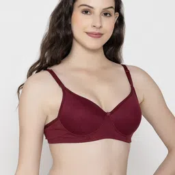 FUNAHME Women Pack of 3 Cotton Full Coverage Lightly Padded Bra image 4