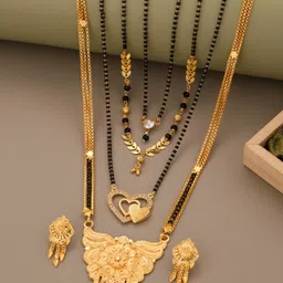 thesanga Brass Gold-plated Gold Jewel Set-picture-10
