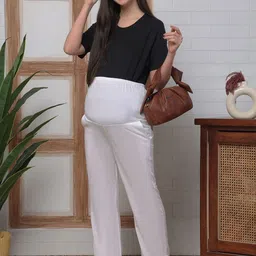 KARPATA High-Rise Meternity Track Pants image 2