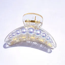 MADHAVWATCH Women Set of 2 Embellished Butterfly Claw Clip image 5