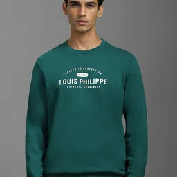 Louis Philippe Jeans Men Round Neck Long Sleeves Pullover Sweatshirt-picture-9