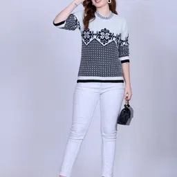 DressBerry Women Fair Isle Pullover image 2