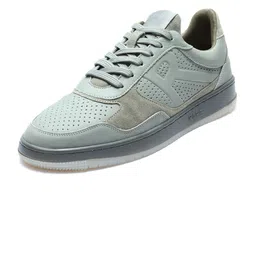 RARE RABBIT Men Sage Perforations Lace-Ups Leather Sneakers-image-28