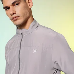 HRX by Hrithik Roshan Mock Collar Training Jacket image 3