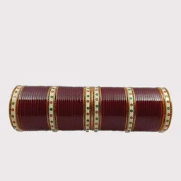 Shinemore Set Of 74 Stone-Studded Bangles-picture-37