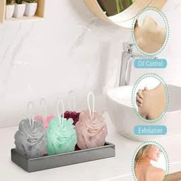 DALUCI Bathing Loofah With Adhesive Hook image 4