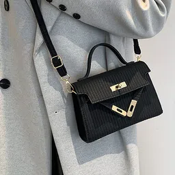 LULU & SKY Women Textured Structured Satchel Bag-picture-14