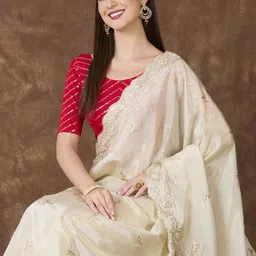 Dupatta Bazaar Embroidered Dupatta with Sequinned-picture-39