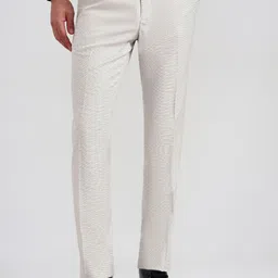 Greenfibre Men Slim Fit Formal Trousers-picture-23