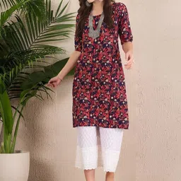 SZN Women Crepe Straight Kurtas-picture-18