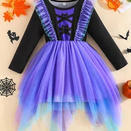 StyleCast x Revolte Girls Colourblocked Fit & Flare Midi Dress-picture-38
