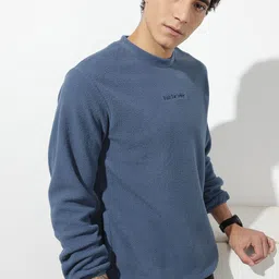 The Roadster Life Co. Round Neck Knitted Sweatshirt-picture-31