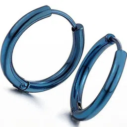 shobhram Unisex Blue Earrings image 3