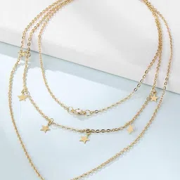 Arzonai Gold-Toned Stainless Steel Necklace-image-31