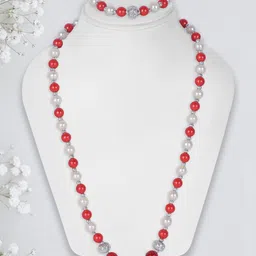 COCO CANDY Girls Pearl Beaded Jewellery Set-picture-24
