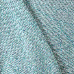 STITCHNEST Turquoise Blue Solid Other 1 Piece Sofa Cover image 2
