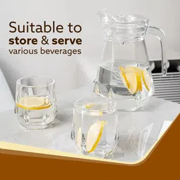 agaro 1.3 L Glass Water Jug image 3