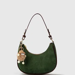 CORSICA Oversized Half Moon Sling Bag with Tasselled-picture-55