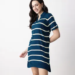 Mast & Harbour Striped Sheath Casual Dress image 2