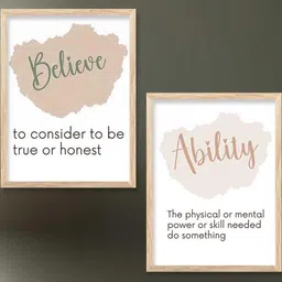 walllane Motivational Wall Art With Frame Home Decor Wall Painting For Living Room Office Bedroom-picture-14