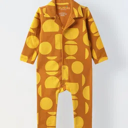 SPUNKIES Infants Geometric Printed Stylish & Comfy One-Piece Romper-picture-46