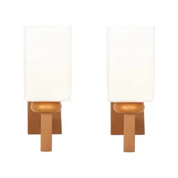 1ST TIME White Colourblocked Wood Contemporary Rectangle Shaped Wall Lamp-picture-43