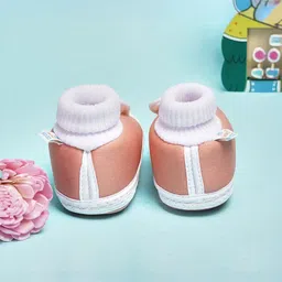 NESKA MODA Unisex Kids Cotton Booties image 5