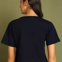 Moda Rapido Women Printed Drop-Shoulder Sleeves Bio Finish Pockets T-shirt image 4