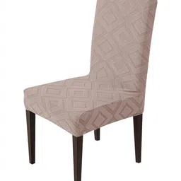 HOUSE OF QUIRK Pink Textured Chair Cover-image-19