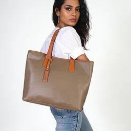 Toteteca Women Textured Structured Shoulder Bag-image-79