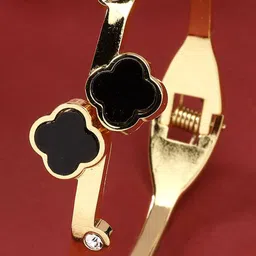 NVR Girls 2 Brass Rhodium-Plated Wraparound Bracelet image 3