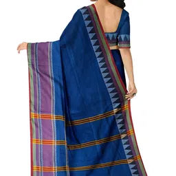 Saree star Woven Design Zari Pure Cotton Taant Sarees image 3