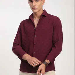 VASTRADO Men Classic Slim Fit Casual Shirt image 3