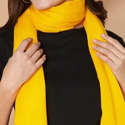 Zamour Women Stole With Tasseled Border image 2