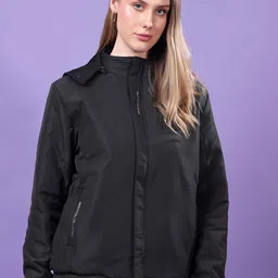 FEYONA Women Hooded Solid Cotton Padded Jacket-image-36