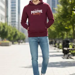 Moda Rapido Men Printed Hooded Sweatshirt image 2