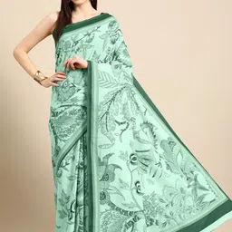 BUTA BUTI Ethnic Motifs Pure Cotton Saree-picture-35
